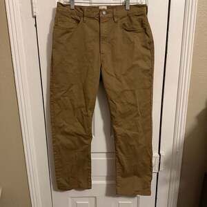 Flint and Tinder 365 5-Pocket Pant Straight Fit 32x30 in Earth Khaki Brown